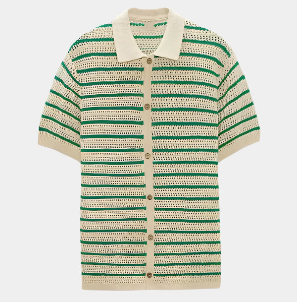 Marbella - Camisa de punto con botones
