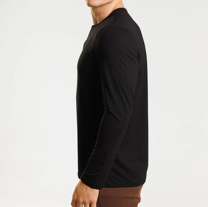Torino Henry Neck Long Sleeve - Arvenis Co.