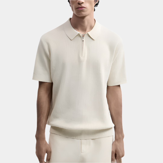 Marbella Poloshirt mit Reißverschluss