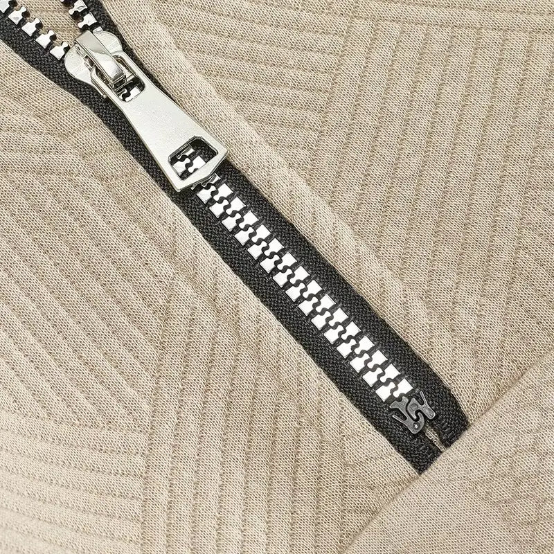 Timeless Elegance Quarter Zip Sweater - Arvenis Co