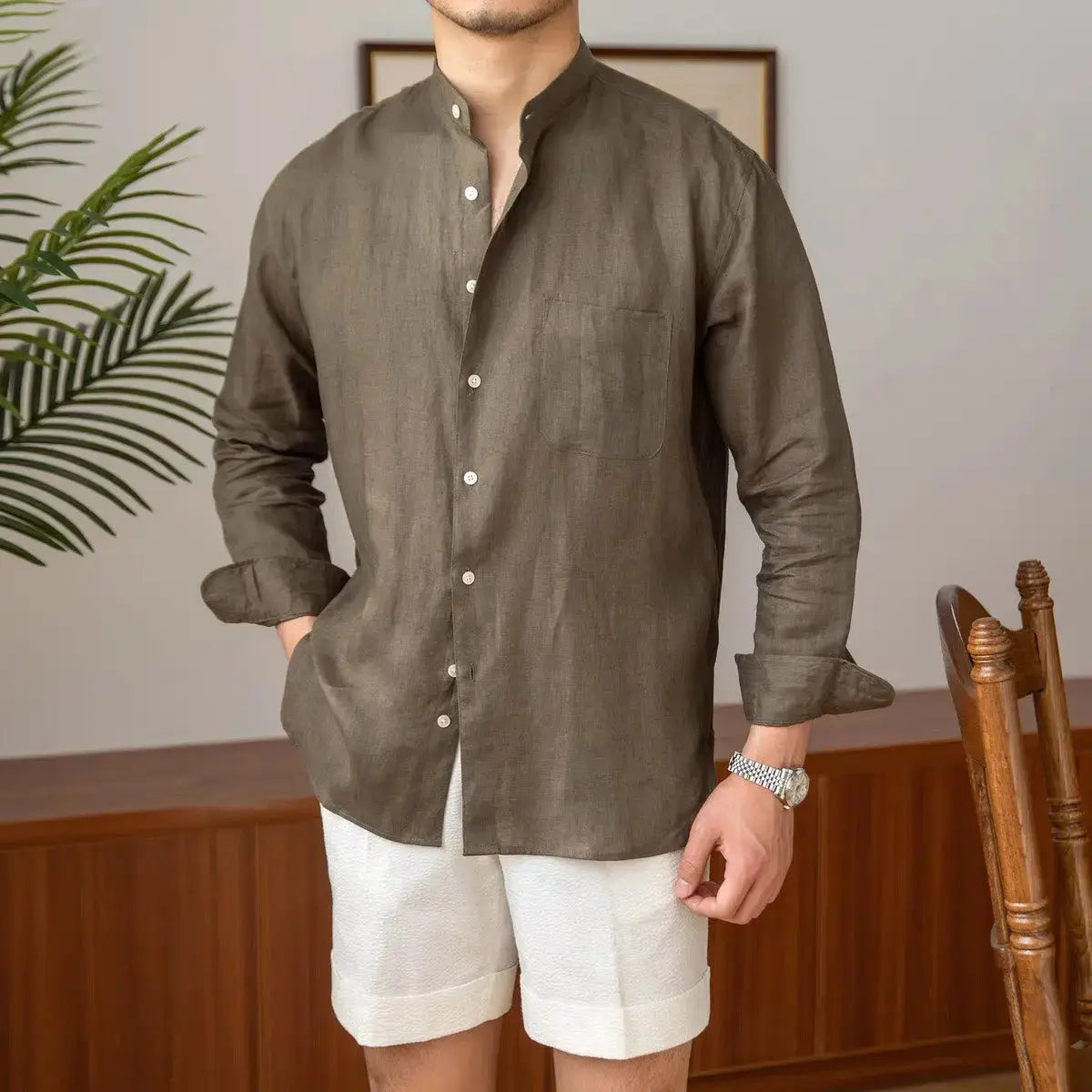 Serene Linen Shirt - Arvenis Co.