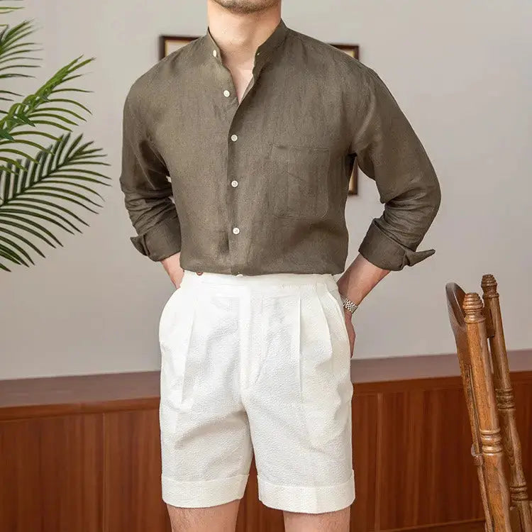 Serene Linen Shirt - Arvenis Co.