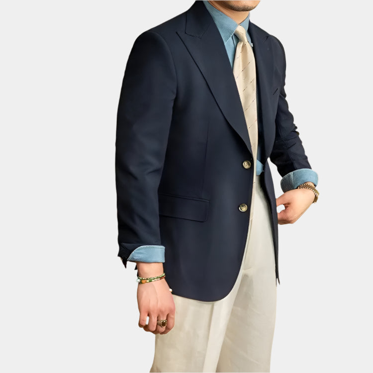 Prestige Seersucker Blazer - Arvenis Co