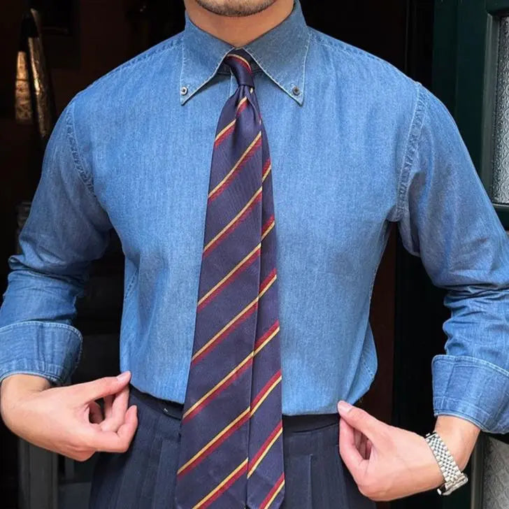 Noble Denim Shirt - Arvenis Co.