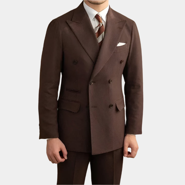 Belvedere Gabardine Suit (Jacket + Trousers) - Arvenis Co.