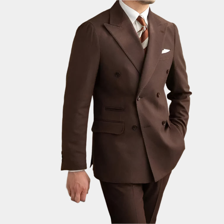 Belvedere Gabardine Suit (Jacket + Trousers) - Arvenis Co.