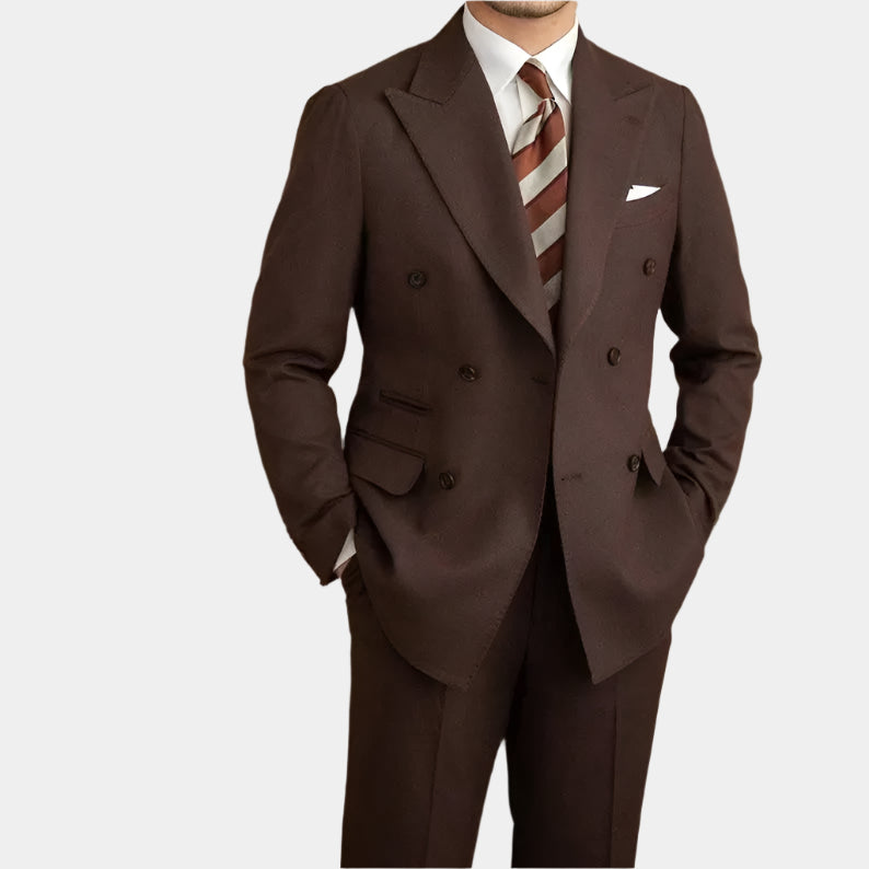 Belvedere Gabardine Suit (Jacket + Trousers) - Arvenis Co.